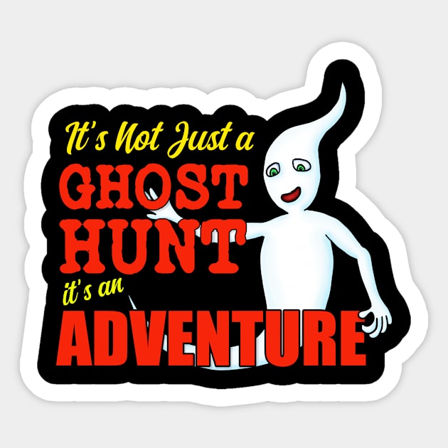 Ghost Hunt Adventure Sticker by JKP2 Art